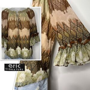 Boho Top by Eric Signature. Size 4